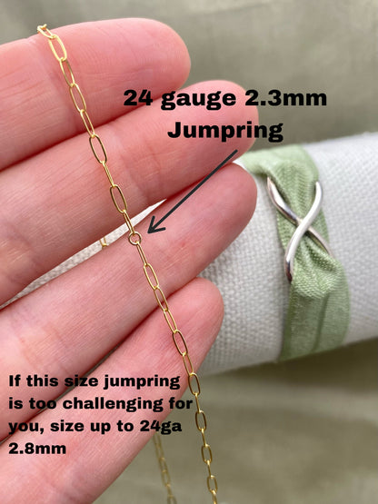 Little Paperclip Chain 1.7x4.7mm - C9