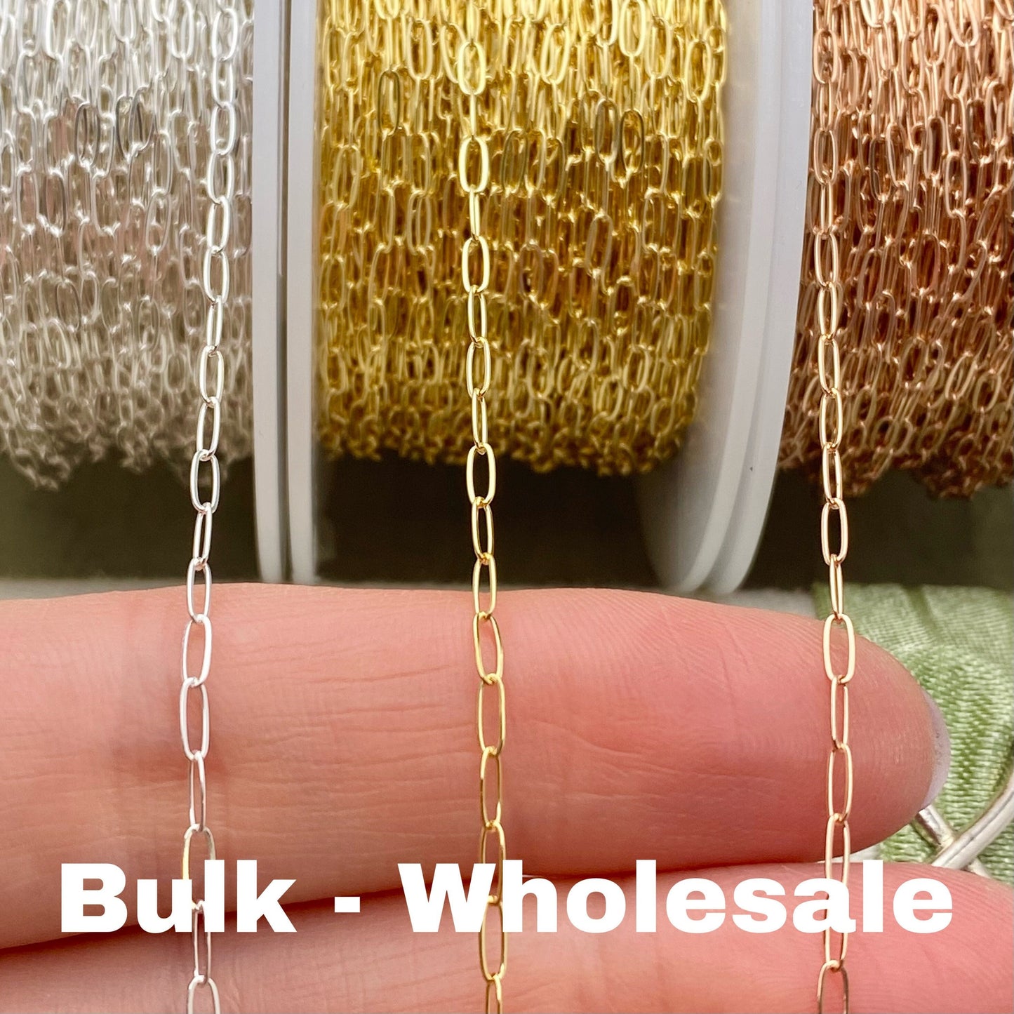 Little Paperclip Chain 1.7x4.7mm - C9