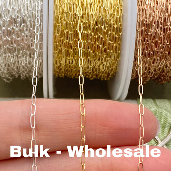 Little Paperclip Chain 1.7x4.7mm - C9