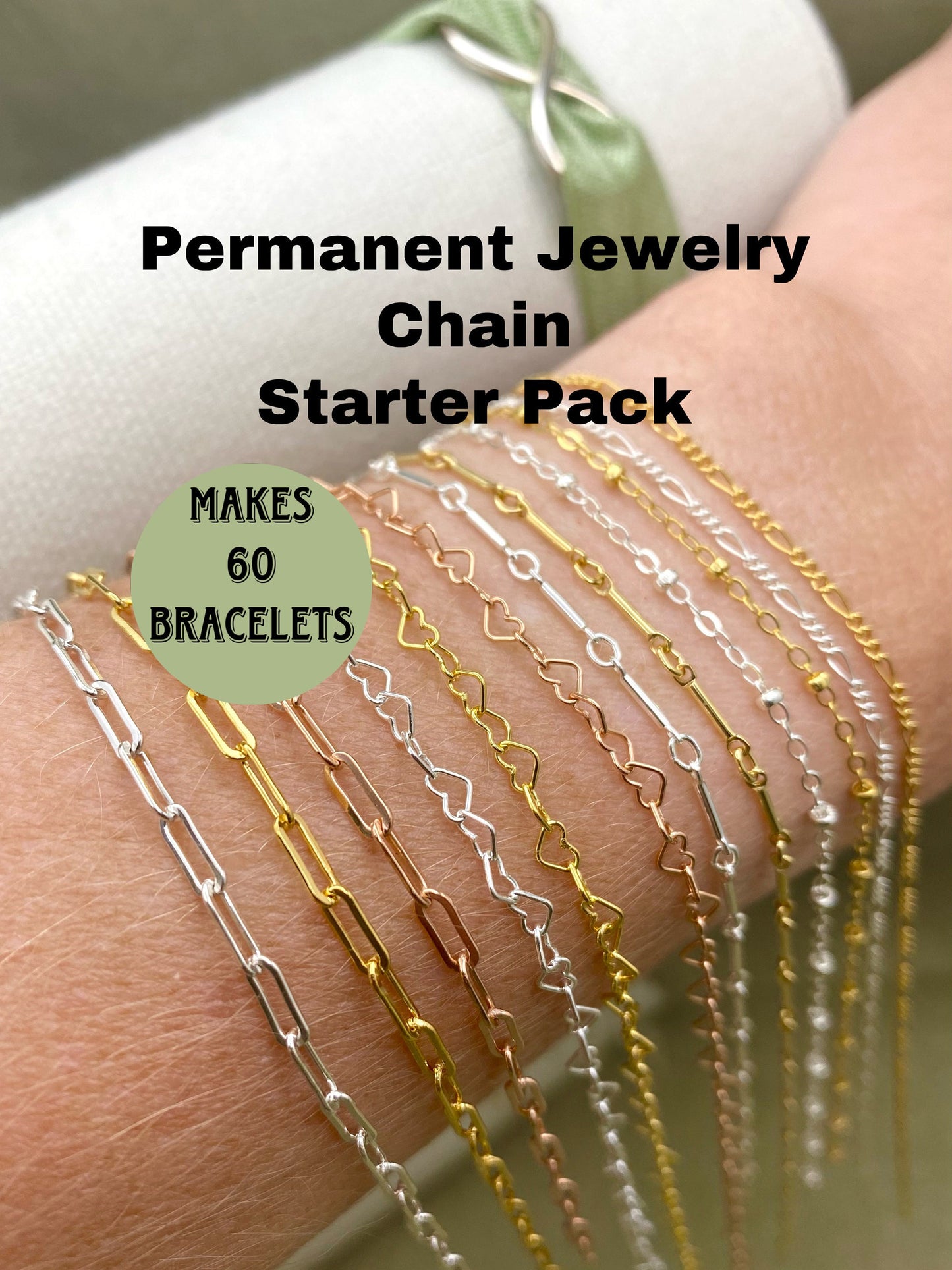 Permanent Jewelry Chain Starter Pack - The Classic Kit - S1