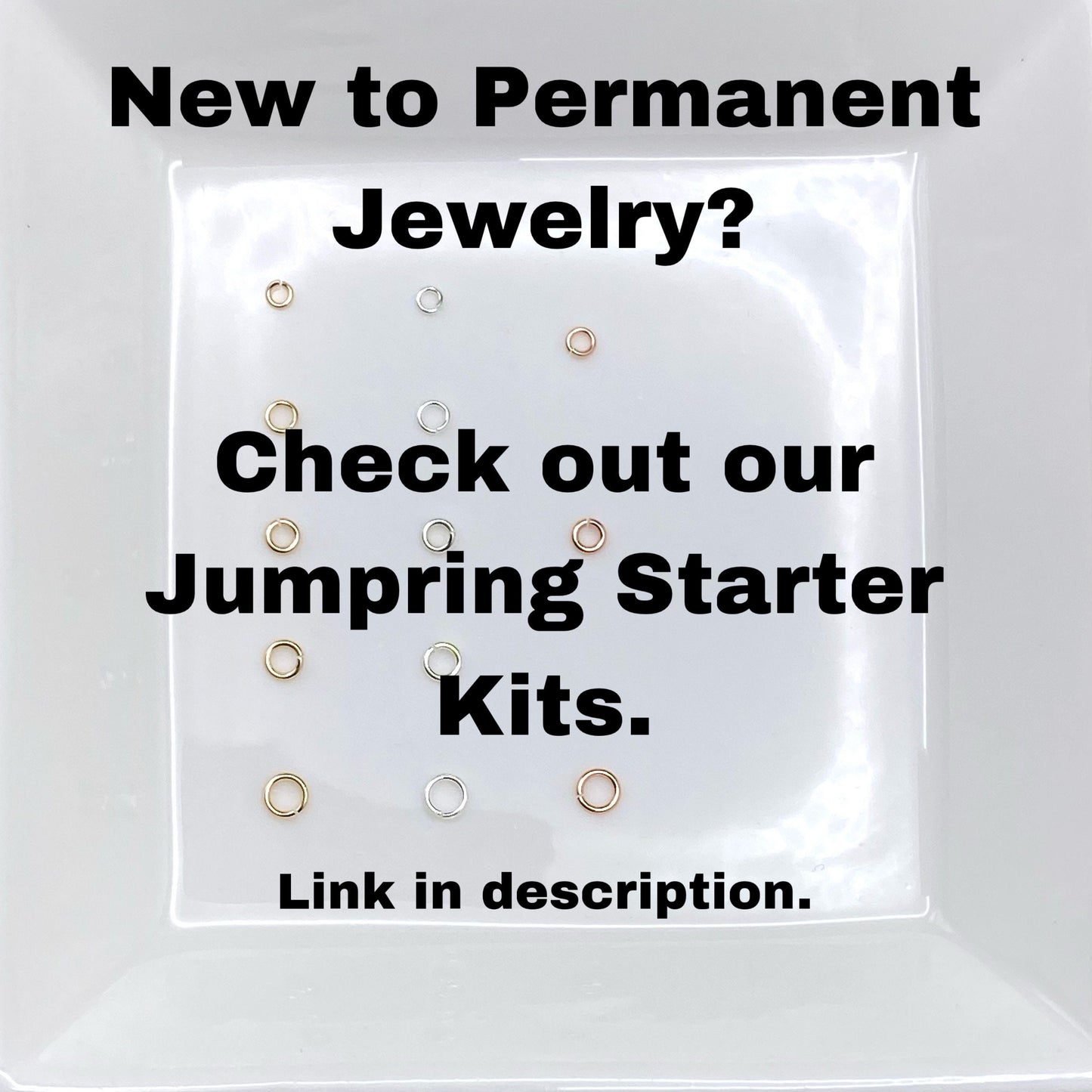 26 gauge 2.3mm Jumprings - J1