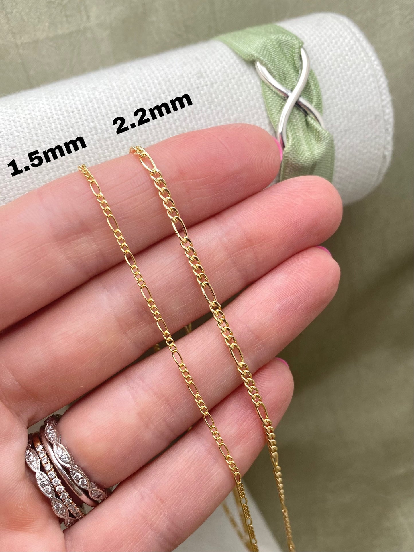 Mid Figaro Chain 2.2mm - C13