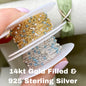 Ice Queen Enamel Chain - Dot Cable - E23