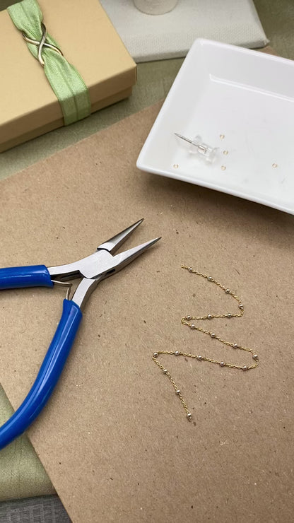 Smaller Mixed Metal 2mm Ball Cable - C20