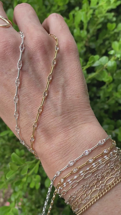 “Old Money” Crystal CZ Chain - C51