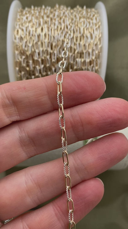 Mixed Metal Paperclip 3.15mm - C32