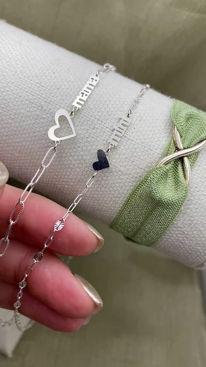 Heart Connector Mother Daughter - L51 L52